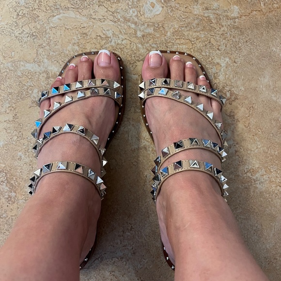 Steve Madden Studded Sandals - Picture 3 of 4
